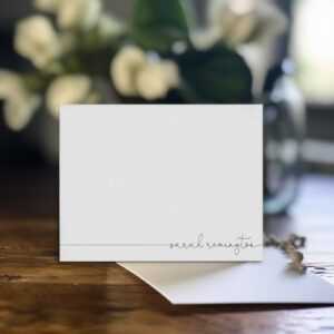 Customized executive stationery a touch of elegance